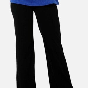 DG2 by Diane Gilman SuperStretch Knit Denim Wide-Leg Jean Black XL